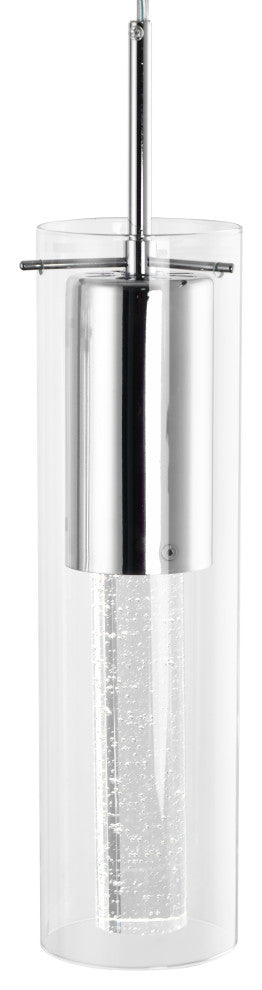 Lazzur Essonne 3 Light 24" Polished Chrome Pendant