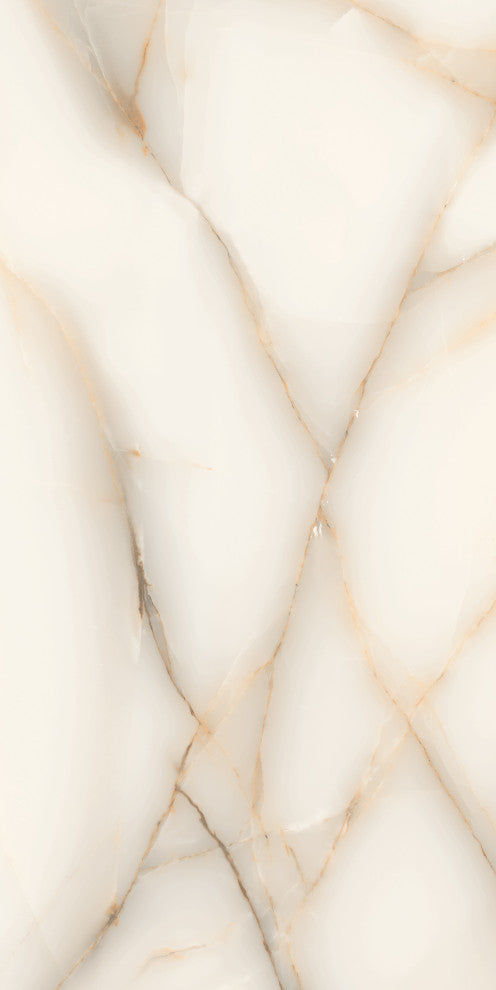 24"x48" Onix Crema Marble Look Matte Wall and Floor Tile