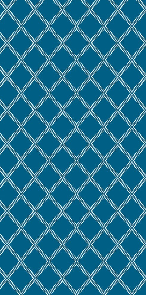 Diamond Dots Decorative Holiday Geometric Print Bath Towel, Teal