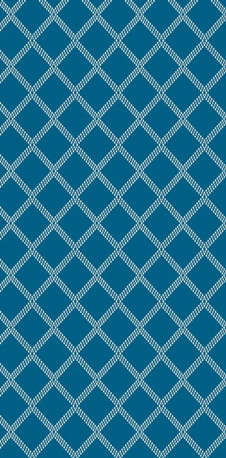 Diamond Dots Decorative Holiday Geometric Print Bath Towel, Teal