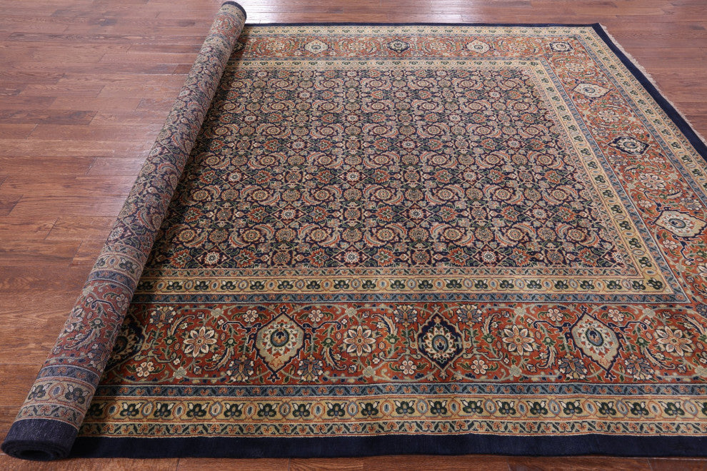 Hand Knotted Persian Hill Herati Wool Rug 9' 0" X 12' 0" Q7169