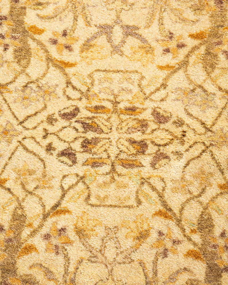 Shaik One-of-a-Kind Hand-Knotted Area Rug Ivory, 3'3"x5'2"