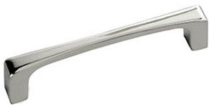 96mm Rotterdam Bright Nickel Cabinet Pull, BPP3114-14