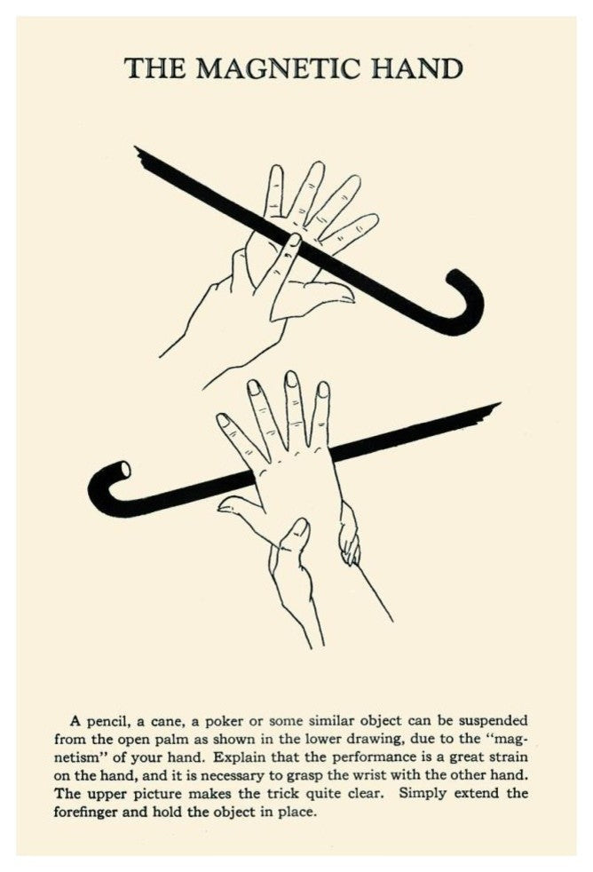 "The Magnetic Hand" Digital Paper Print by Retromagic, 26"x38"