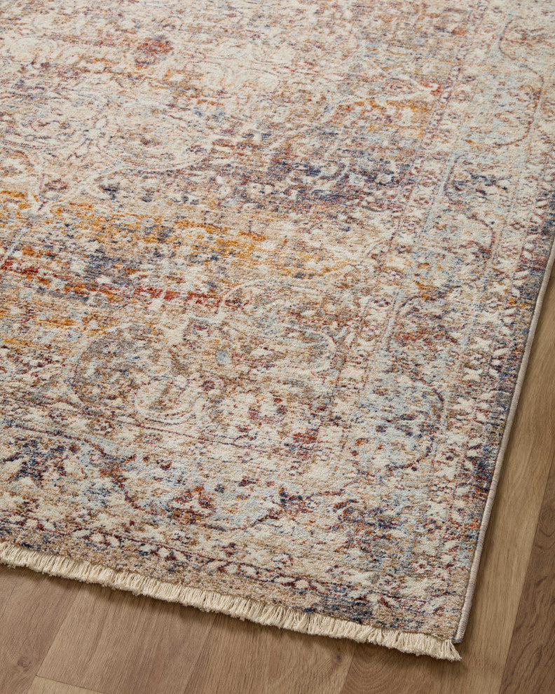 Loloi II Sorrento Natural/Multi 18"x18" Sample Rug