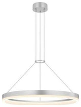 Sonneman 2315 Corona 24" LED Pendant - Bright Satin Aluminum