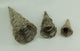 Silver Sparkle Glitter Spiral Twig Cone Trees Set of 3