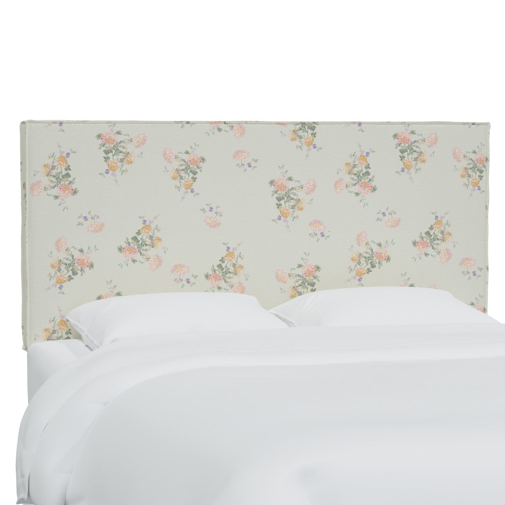 Rachel Ashwell Slipcover Headboard, Sc Dancing Dahlia Yellow, California King