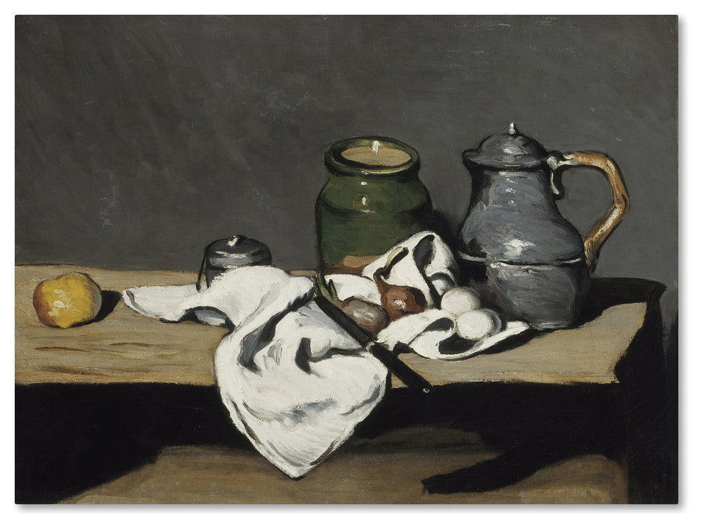 Cezanne 'Still Life With Kettle' Canvas Art, 19 x 14