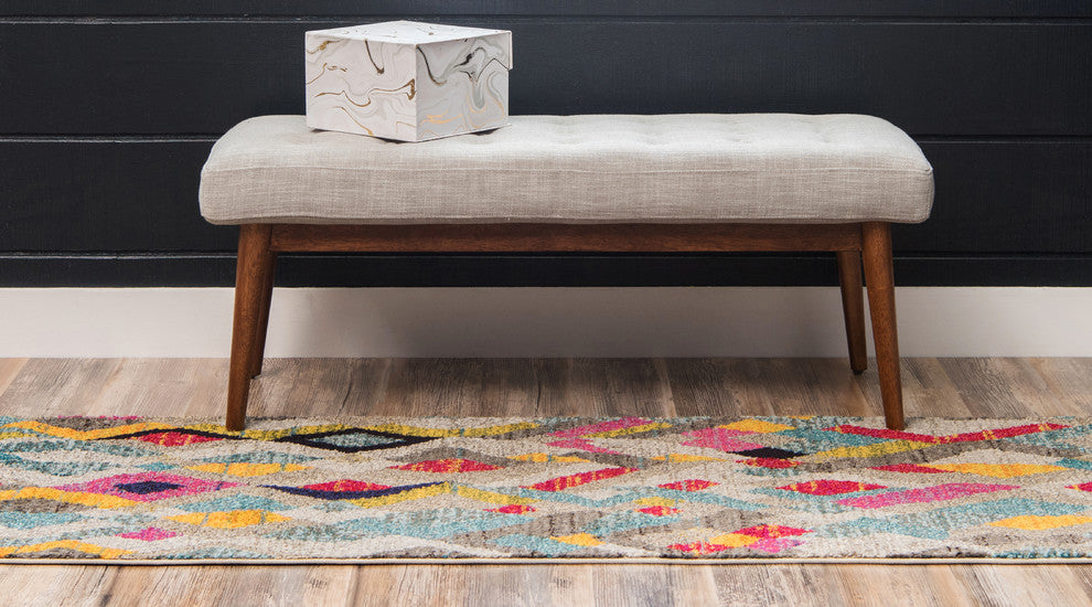 Unique Loom Multicolored Acadia Sedona 2' 2 x 6' 7 Runner Rug