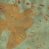 "Golden Bird II" Painting Print on Wrapped Canvas