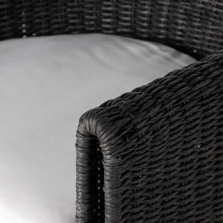 Tucson Outdoor Dining Armchair-Coal