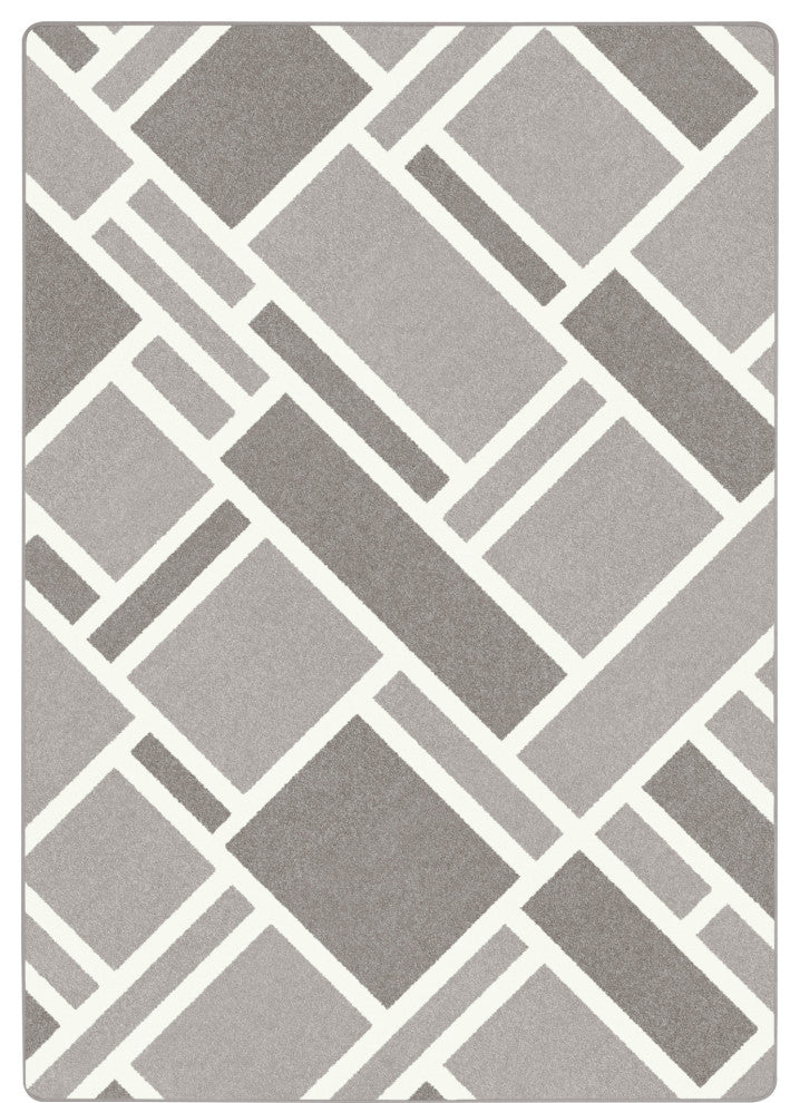 Joy Carpets Impressions Midas Area Rug, Morning Fog, 5'4"x7'8"