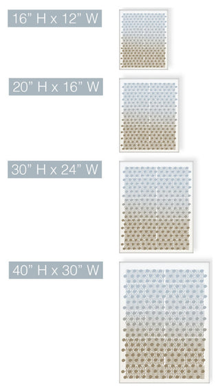 Abstract Neutral CLIX' Canvas Wall Art by ChiChi Decor, 30"x24"