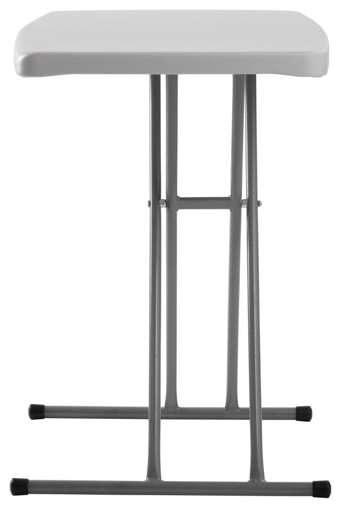 Commercialine 20 x 30 Height Adjustable Personal Folding Table, Speckled Grey