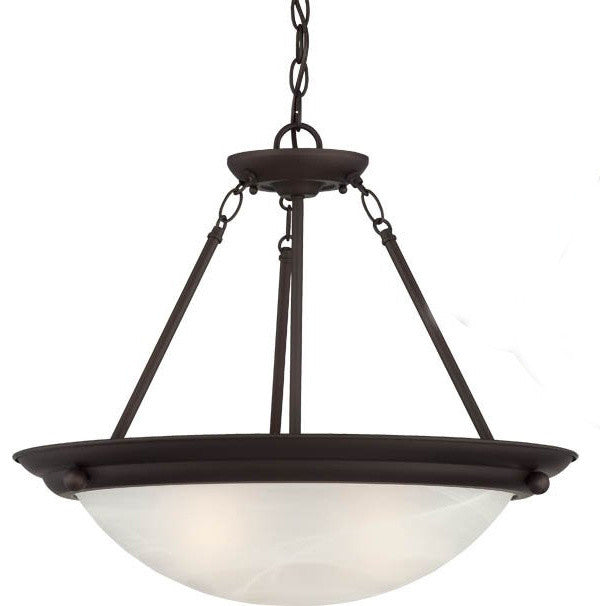 Volume Lighting V6972 Lunar 2 Light 16"W Pendant / Semi-Flush - Antique Bronze