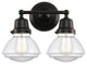 Innovations 623-2W-BK-G322 2-Light Bath Vanity Light, Matte Black