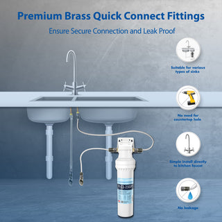 APEC Premium Quality High Capacity Filtration System with Scale Inhibitor