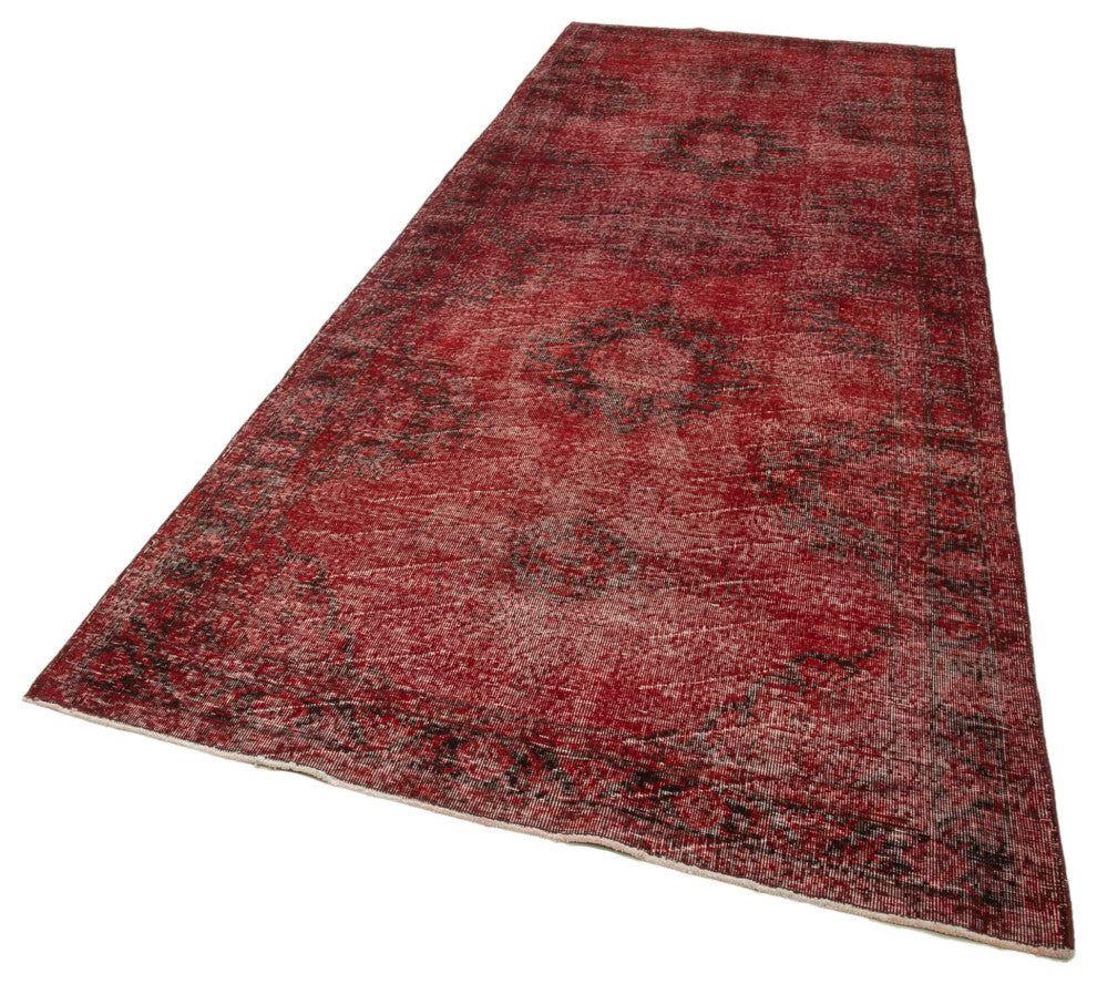 Rug N Carpet - Handmade Turkish 4' 9" x 12' 10" Unique Runner Rug