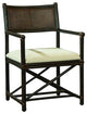 Rattan With Cane Arm Chair
