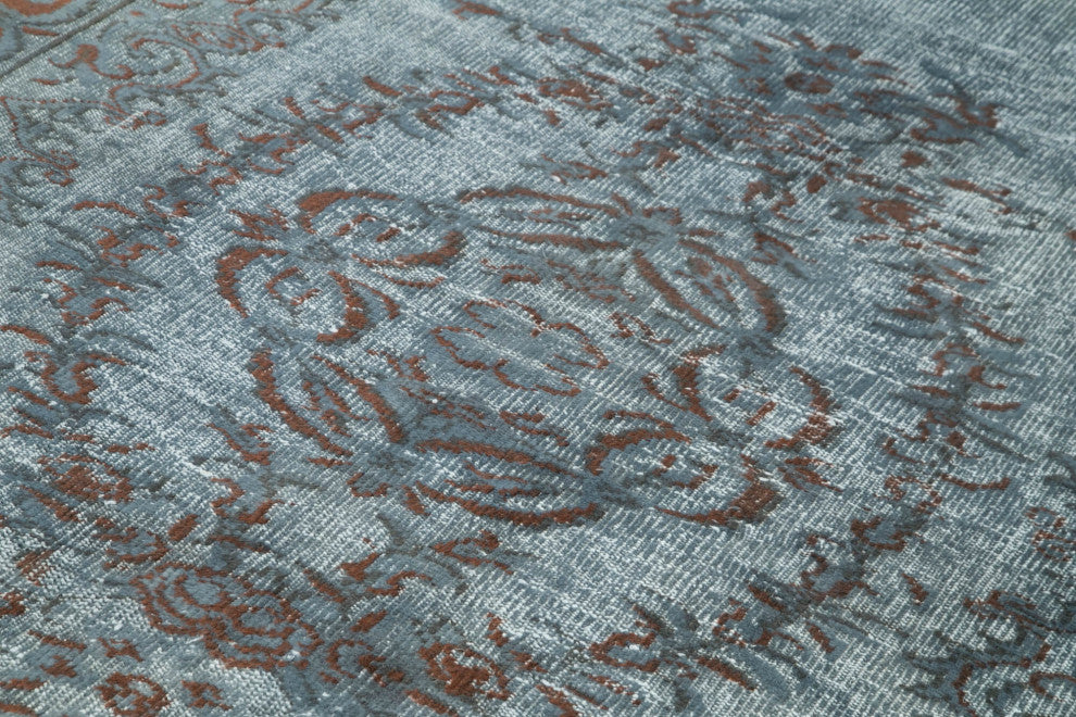 Rug N Carpet - Handmade Anatolian 5' 9" x 8' 8" Distressed Overdyed Rug