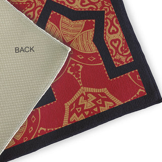 Shawl Indoor/Outdoor Rug, Navy, 5' Round