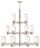 Weston Foyer Chandelier, Polished Nickel