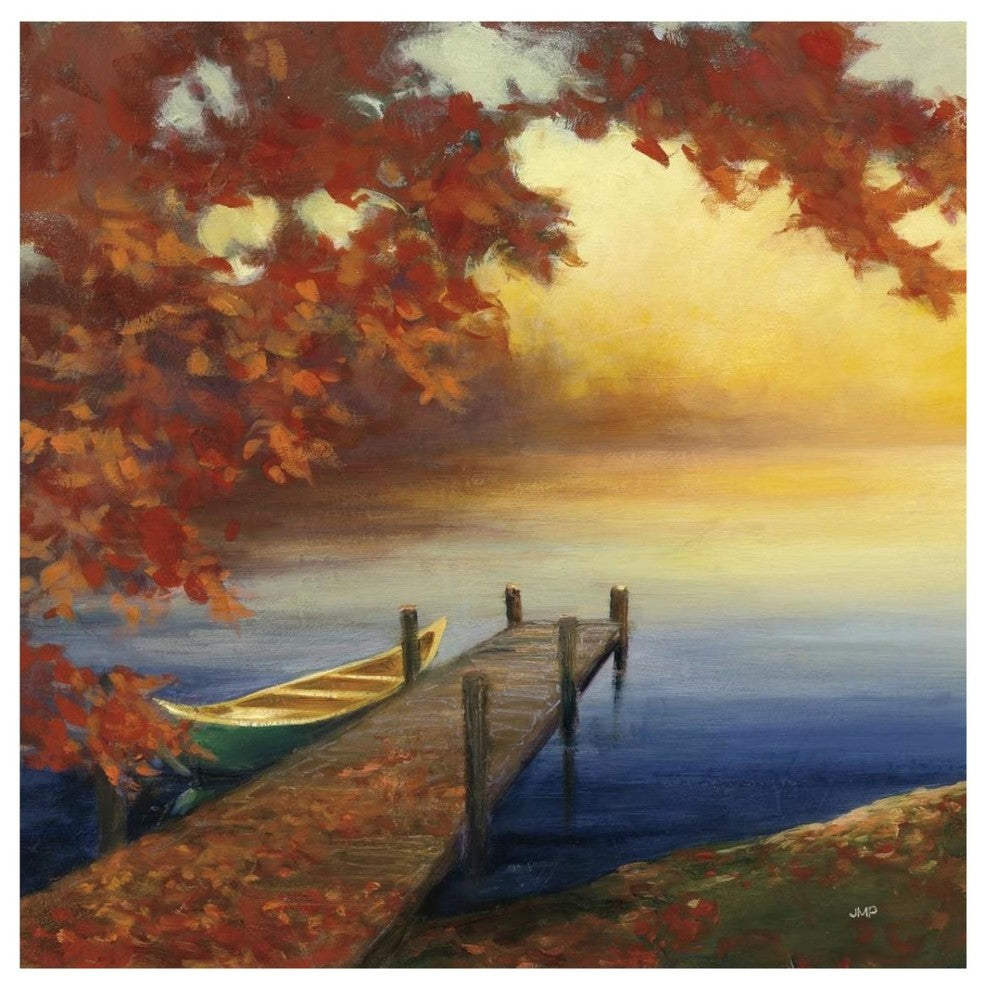 "Autumn Glow III" Digital Paper Print by Julia Purinton, 32"x32"