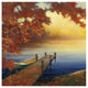 "Autumn Glow III" Digital Paper Print by Julia Purinton, 32"x32"