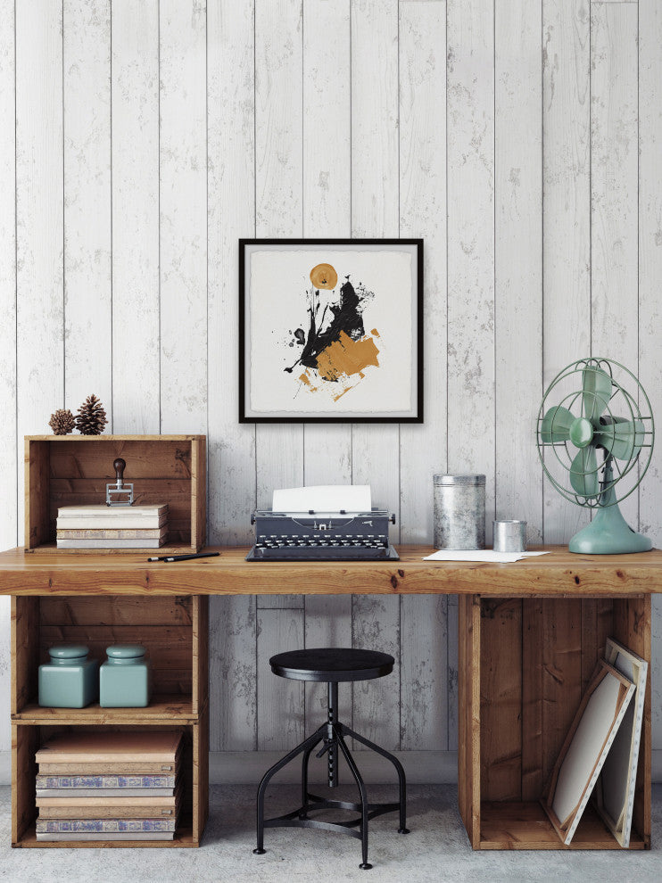 "Upward Dispersion" Framed Painting Print, 24x24