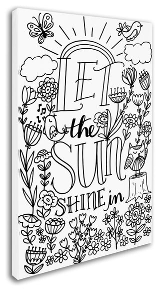Elizabeth Caldwell 'Let The Sun Shine' Canvas Art, 12x19