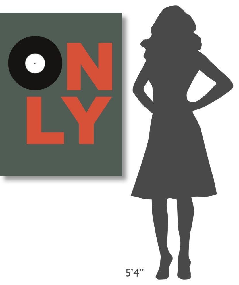 "Only Vinyl Poster 2" Fine Art Print