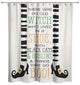There was an Old Witch 71x74 Shower Curtain