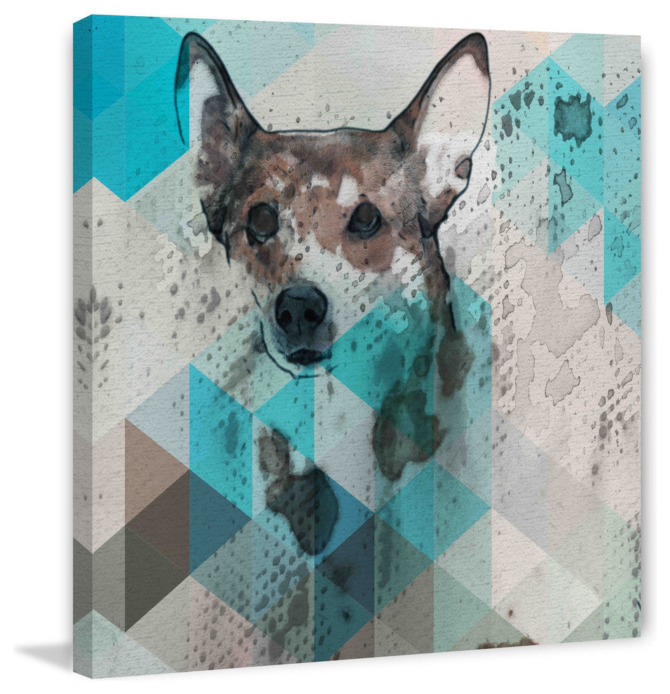 "Dog Walker" Painting Print on Canvas by Irena Orlov