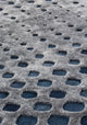Cursa Rug, Dark Gray, 9''x12''