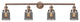 Innovations Lighting 215-Ac-S-G53 4 Light 42" Adjustable Bathroom Fixture