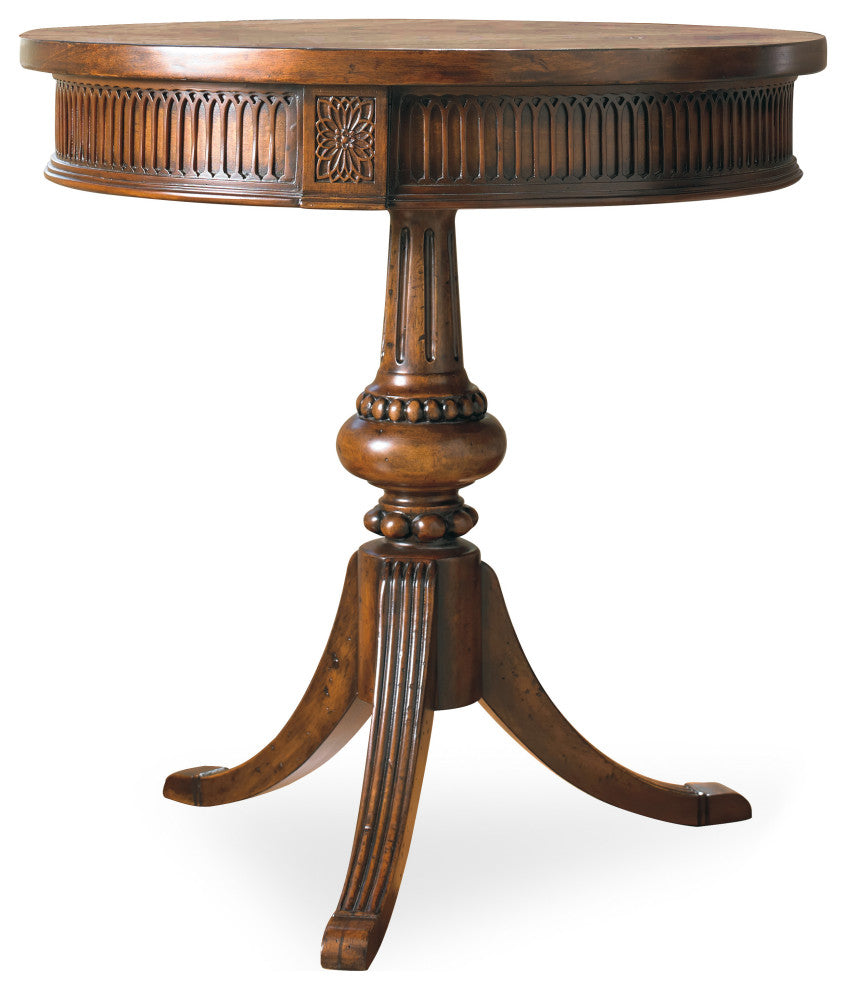 Round Pedestal Accent Table