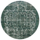 Ahgly Company Indoor Round Mid-Century Modern Area Rugs, 5' Round