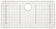 Rohl WSGRSS3618SS Stainless Steel Bottom Grid Sink Rack, For Use With RSS3616