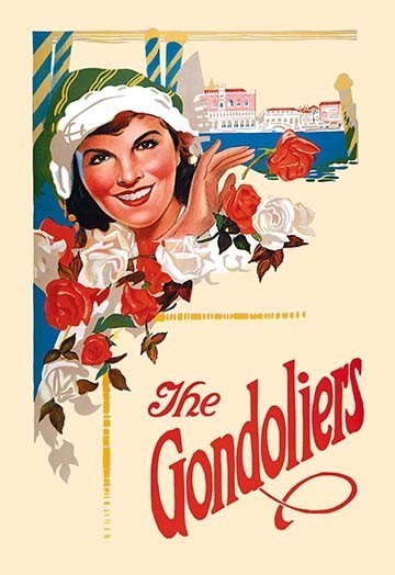 The Gondoliers- Fine Art Giclee Print 24" x 36"