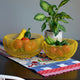 Pop Yellow 2-Piece Metal-Mesh Bowl Set