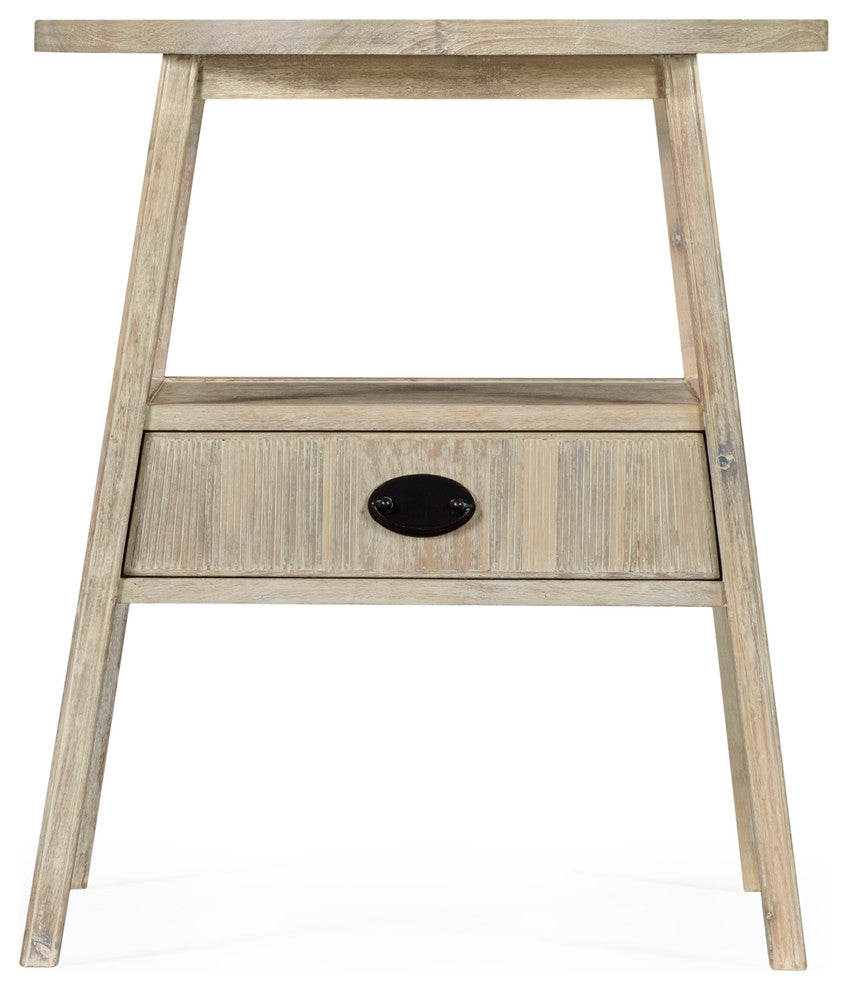 Lintbury Washed Acacia Side Table