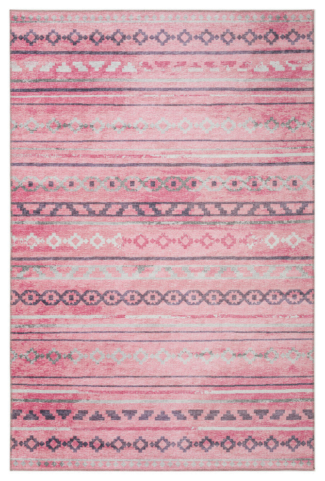 Indoor/Outdoor Sedona SN10 Blush Machine Washable 5' x 7'6" Rug