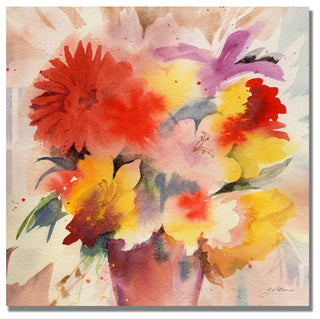 'Bouquet' Canvas Art by Sheila Golden