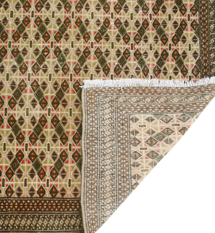 Fine Vintage Distressed Kendriek Beige/Charcoal Rug, 4'4x5'10