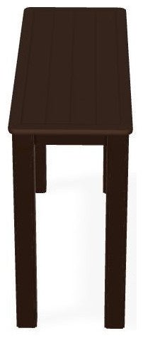 10" x 27" Marine Grade Outdoor End Table, Kona