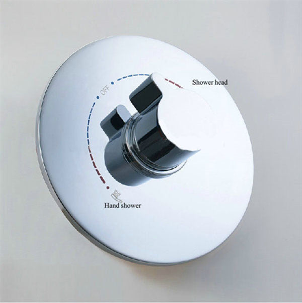 Contemporary Design In-Wall Shower Valve Mixer 2-Way Outlet Concealed