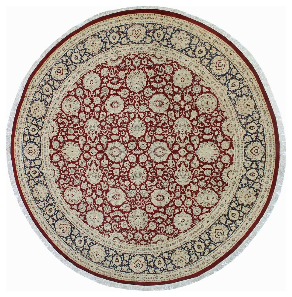 Pak-Persian Kashan 20 Red Rug 10'0"x10'0"