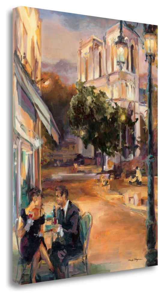 "Twilight Time In Paris" By Marilyn Hageman, Giclee Print on Gallery Wrap Canvas