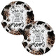 She is Strong Fearless Loving Patient Mom Coasters for Car Cup Holders Set of 2